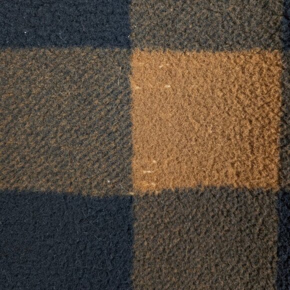 Wrangler Brown Plaid Fleece Button Jacket - Picture 4 of 8